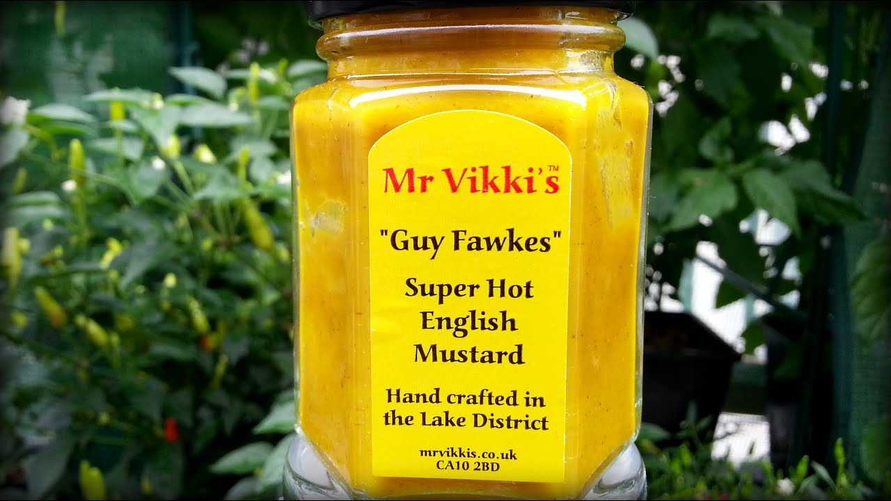 Guy Fawkes Super Hot English Mustard by Mr Vikki's Review YouTube