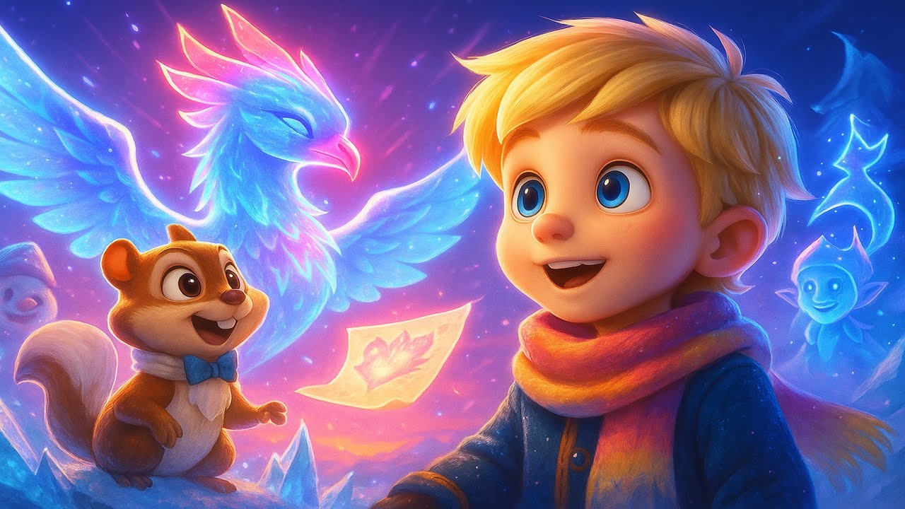 The Dawn of Snowlight – Liam & Puffy Free the Winter Phoenix ✨