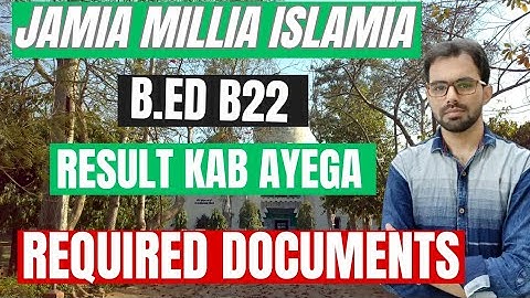 JMI B.Ed Result Kab ayega?