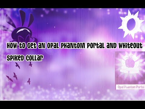 How to get the Opal Phantom Portal and Whiteout Spiked Collar | AJPW |