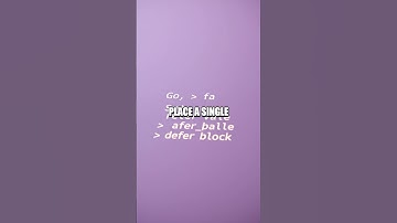 Go Trick: Named Returns plus Defer for Clean Resource Cleanup