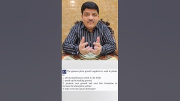 NEET 2022 PYQ from Plant Growth and Development - 2 Similar MCQ Answers in Video Description