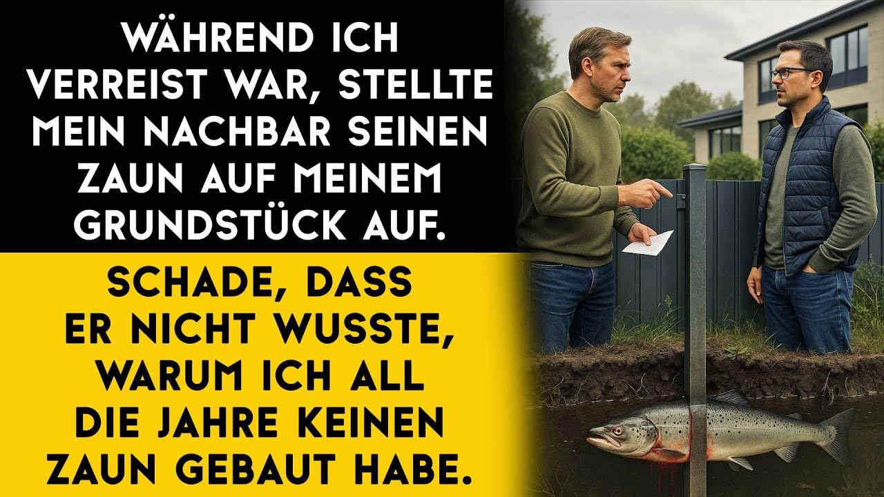 Mein Nachbar hat sich einen Teil meines Landes genommen. Aber er wusste nicht, wer ich wirklich bin