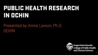 Public Health Research in the OCHIN Community Health Center Network