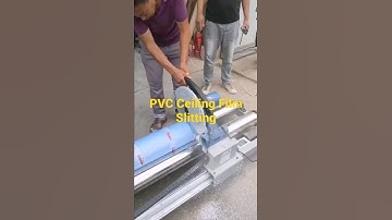 PVC Ceiling Film Slitting.fast and easy #roll slitter