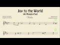 Joy to the world partitura de violin al mundo paz villancico