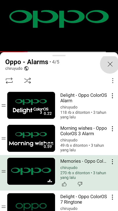 Memories - OPPO ColorOS 5 Ringtone