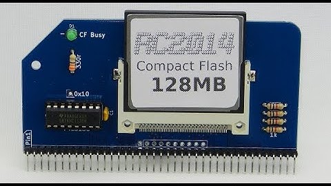 RC2014 mini - Z80 modular system - part 2 - Compact Flash module