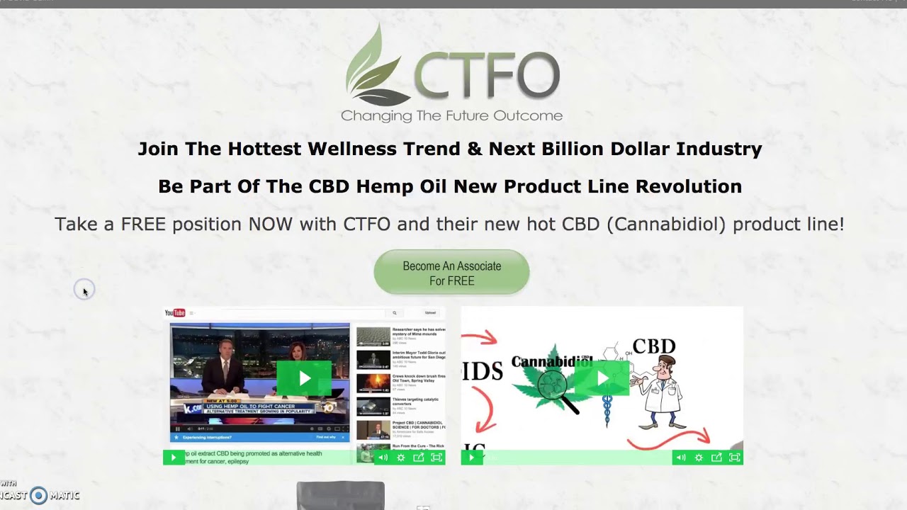 CTFO Whats it gonna take to Build My CTFO CBD Business - YouTube