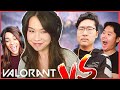 We challenged them in VALORANT! Will we win? ft. Disguised Toast, PeterparkTV & Neytiri