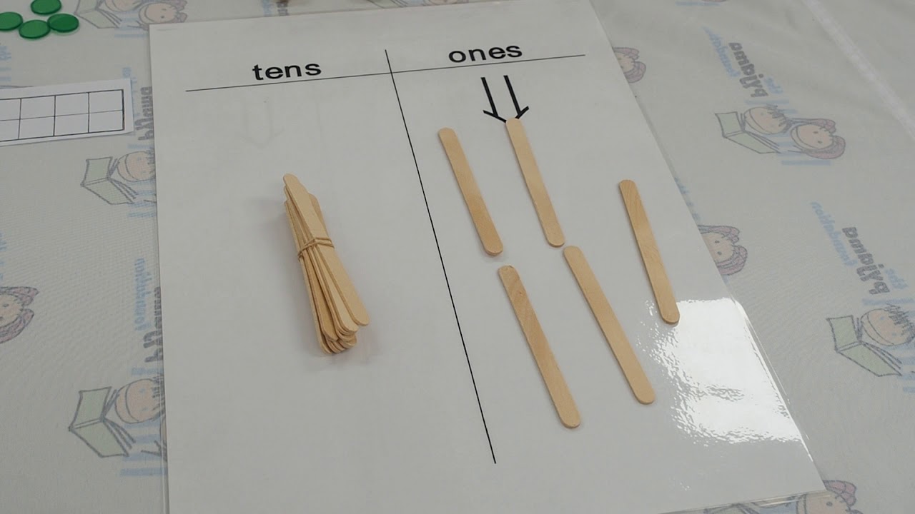 Place value chart and making 2 digit numbers - YouTube