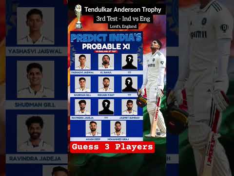 What Are Your Predictions For India S Playing XI In Lords Test 3 Players Guess Comments Below