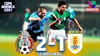 GOLAZO de BORGETTI  México 21 Uruguay  Copa América 2001