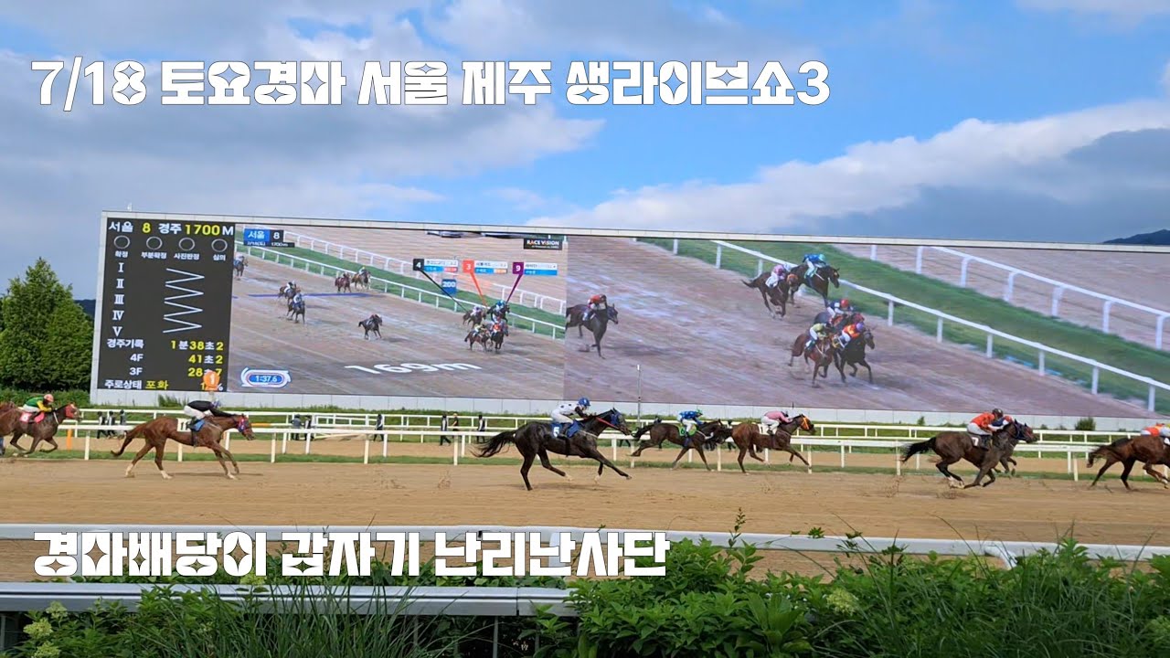 경마가 갑자기 천배당으로 빵빵터지네?(서울.제주 생라이브쇼 3)