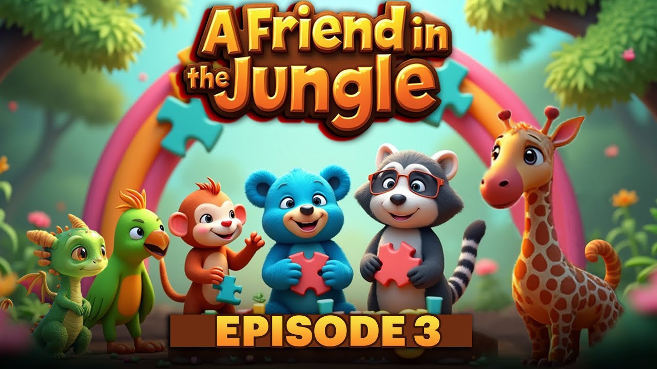 Adventure in the Rainbow Forest | kids story | kids cartoon