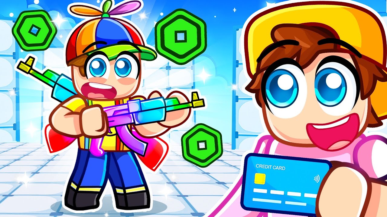 Spending $100,000 From JOHNNY'S CREDIT CARD in Roblox Rivals! - YouTube