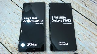 : Samsung Galaxy Note 10+ VS Samsung Galaxy S10 5G