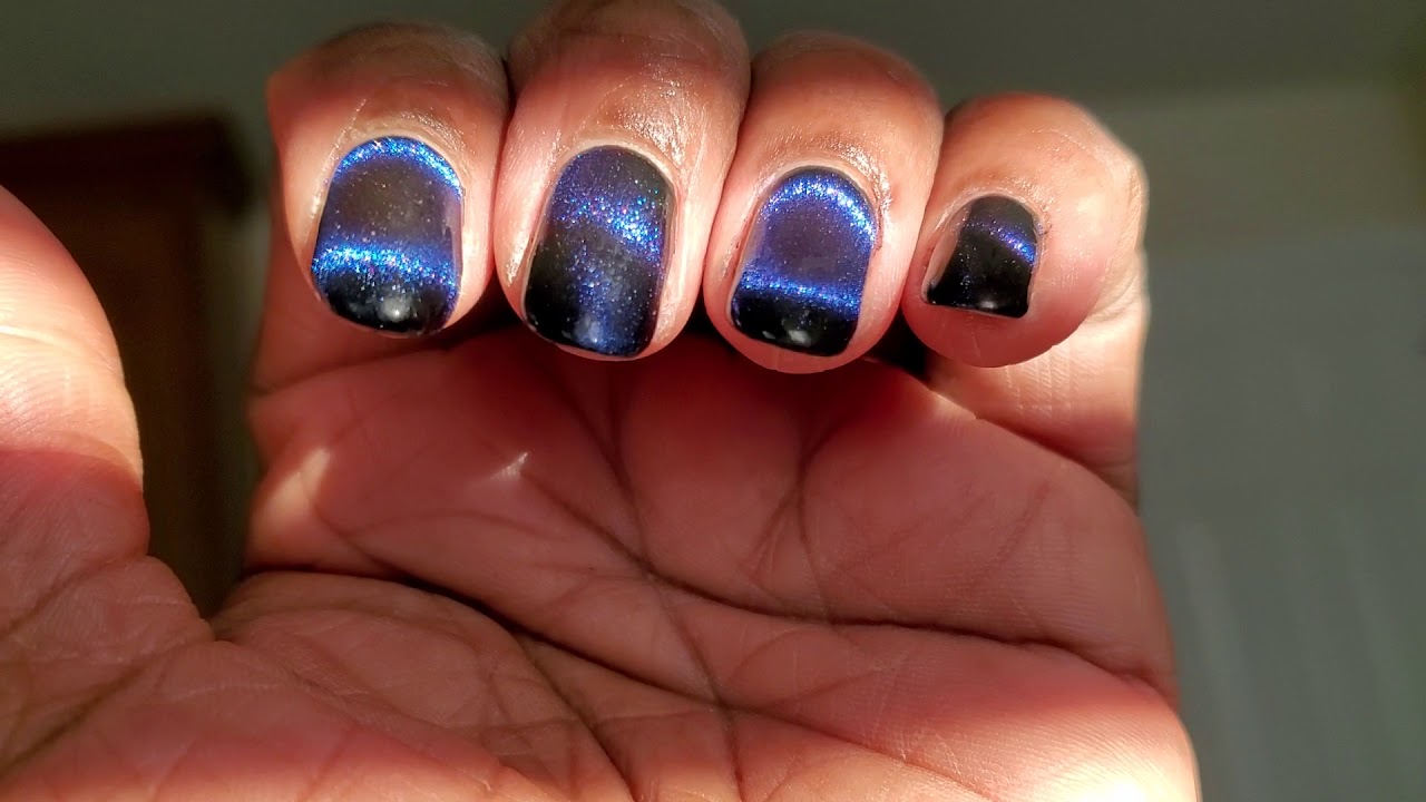 My cat eye nails! YouTube
