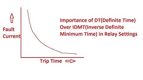 Importance of DT ( Definite Time) Over IDMT ( INVERSE DEFINITE MINIMUM TIME) in Relay Settings
