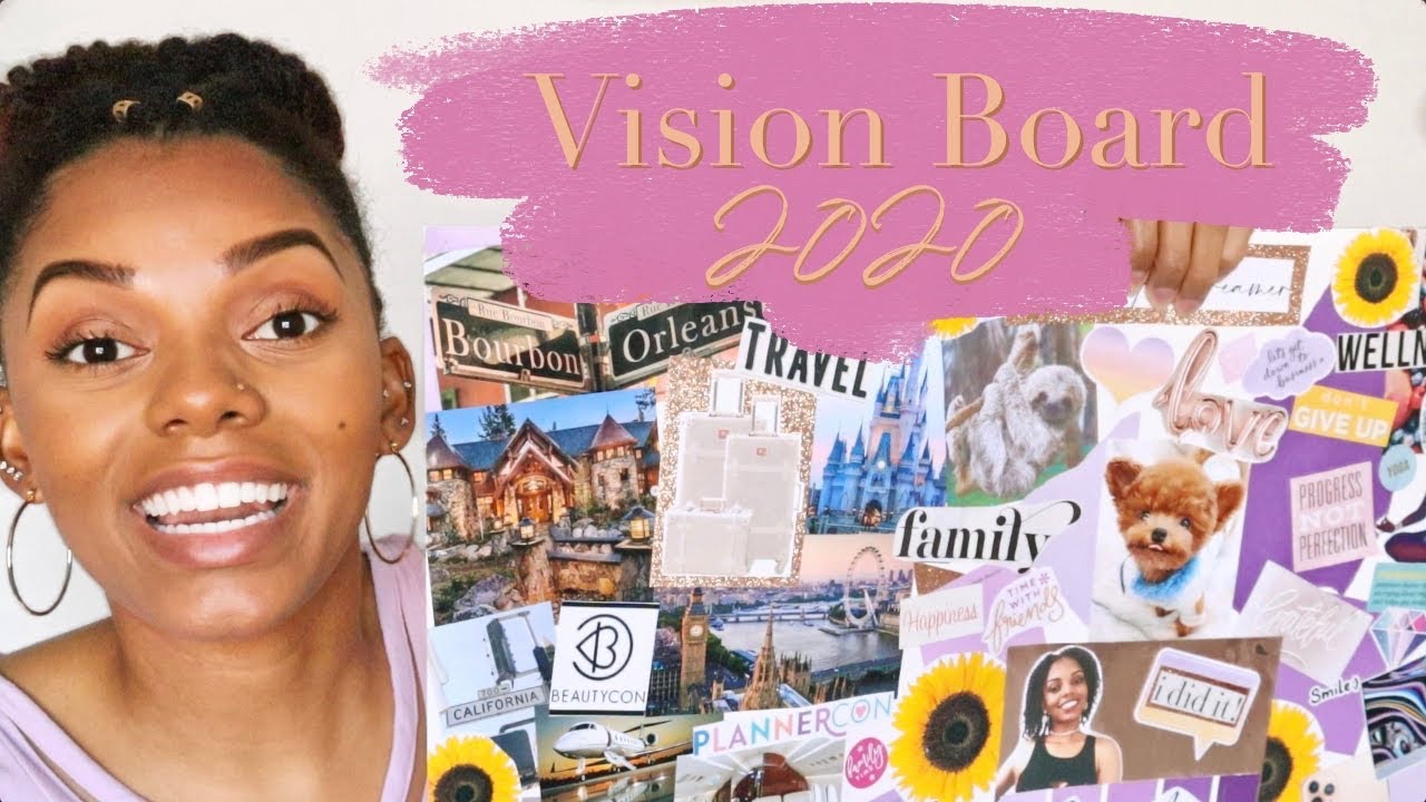 2020 Vision: How to Make a Vision Board || Law of Attraction - YouTube