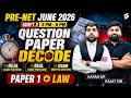 UGC PRE NET June Exam 2026 | UGC NET Paper 1 & Law Question Paper 2026 | UGC NET Paper 1 2026