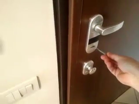 Incredibile! come aprire una porta blindata how to open a security ... Aprire porta blindata senza scasso