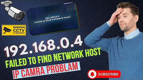 Failed to Network Host 🚫 || IP Camera Problem || Failed To Connect To Network #cctv #1