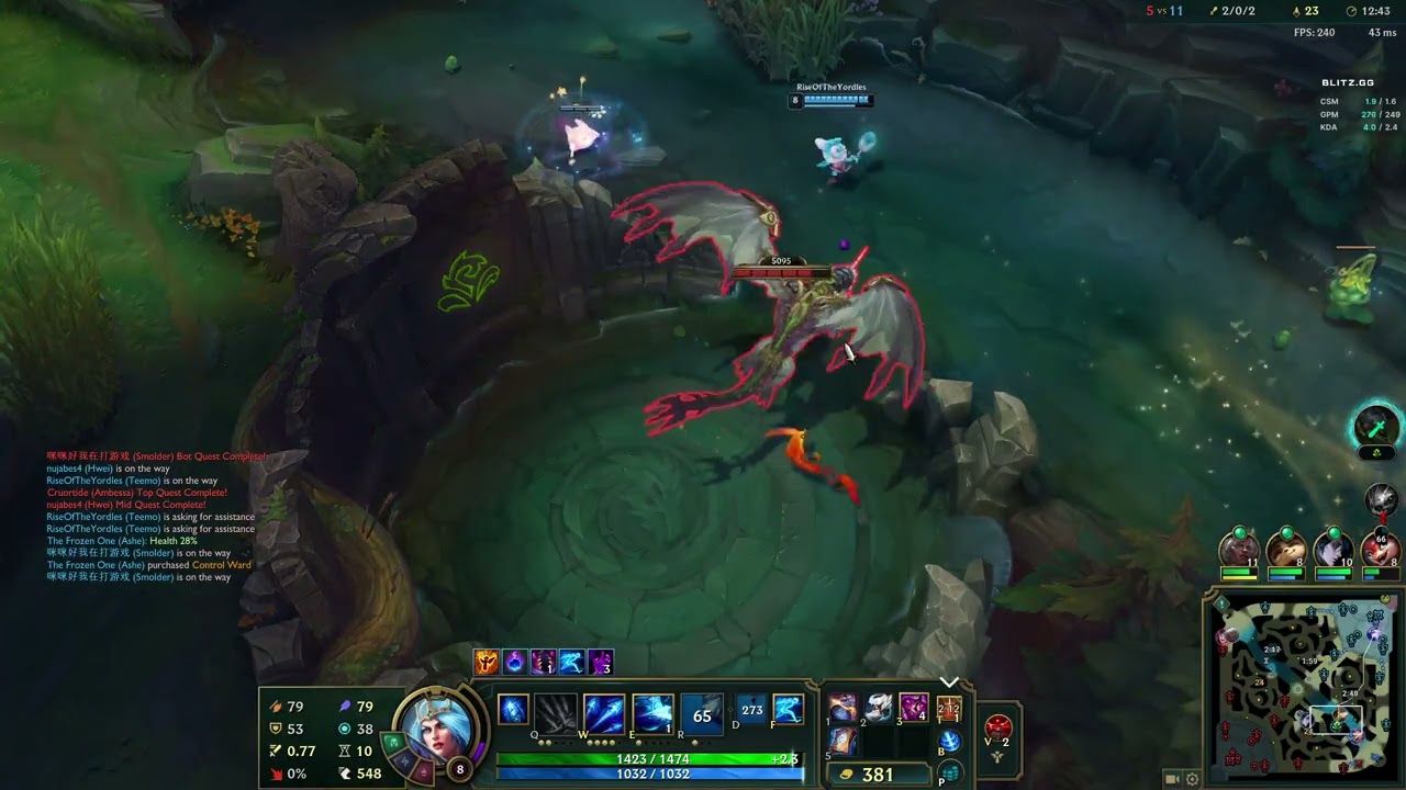 AP Ashe Support VS Rakan Kogmaw