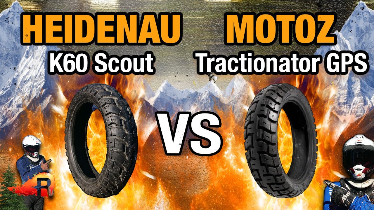 Heidenau K60 SCOUT против Motoz TRACTIONATOR GPS | Битва шин Dual Sport 50/50
