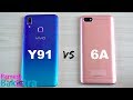 Vivo Y91 vs Redmi 6A SpeedTest and Camera Comparison