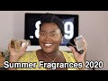 MY TOP SUMMER FRAGRANCES 2020|HOT WEATHER PERFUMES| SOAPY, CLEAN, FRESH, CITRUS SCENTS|