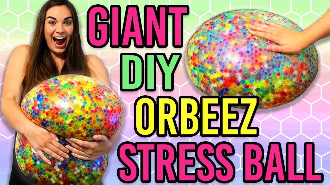 DIY GIANT ORBEEZ STRESS BALL TESTED!! 