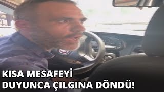 Kısa mesafeyi duyunca çılgına döndü! Kadın yolcu o anları böyle kaydetti Resimi