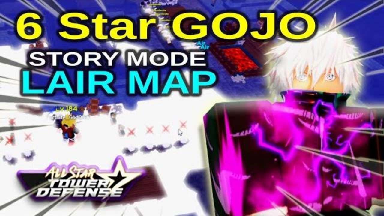 6 Star Gojo Showcase on All Star Tower Defense 