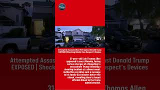 Attempted Assassination Plot Against Donald Trump EXPOSED | Shocking Details from Suspect’s Devices