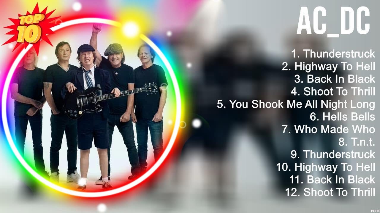 The best of AC DC full album 2023 ~ Top Artists To Listen 2023 - YouTube