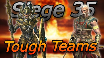 Fighting Super Strong Teams In Clan Siege 35 Raid Shadow Legends