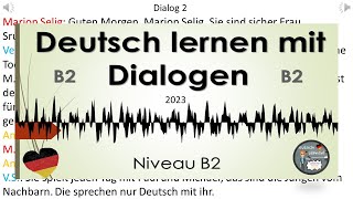 Dialoge B2 | Deutsch lernen durch hören. screenshot 3