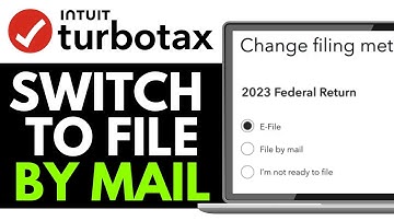 How to Switch From E-filing to File by Mail in Turbotax 2025 (SIMPLE STEP)