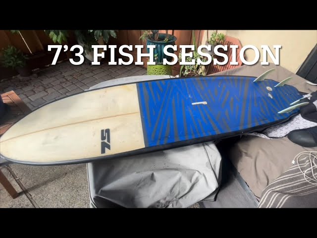 7'3 - 7S Fish Mid Length Session - YouTube