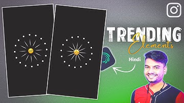 Instagram trending element video editing | Trending dot element Video Editing