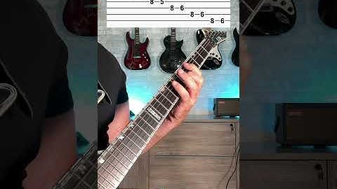 How to master the 5 pentatonic scales on guitar -  part2 #shorts
