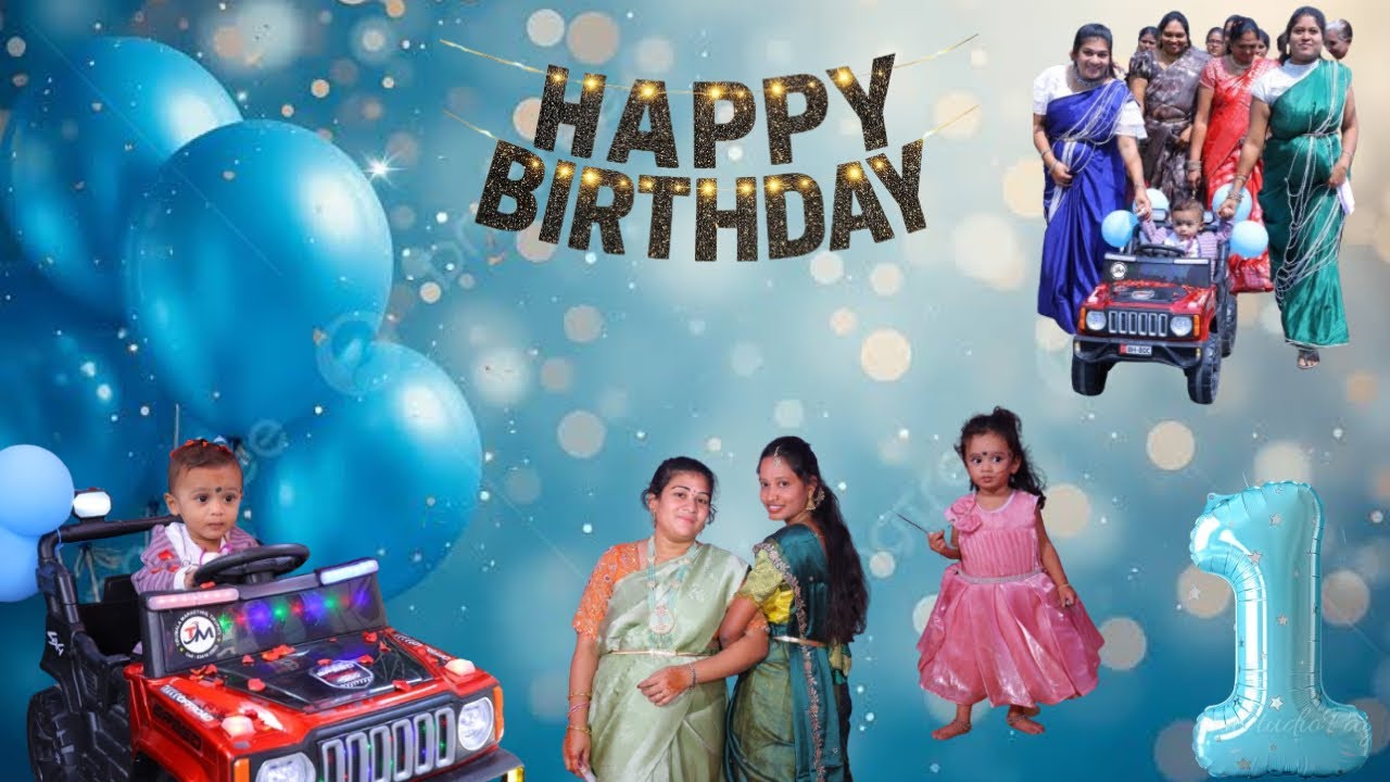 Our little prince Kuben turns ONE 👑😍Full birthday celebrations fun in this vedio#viralvideo 