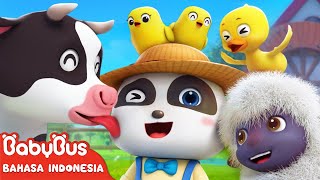 Lagu Om Mac Donald Punya Ternak | Versi Bahasa Inggris | Lagu Anak-anak | BabyBus Bahasa Indonesia