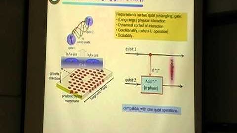 Tom Reinecke: Optical Quantum Dots for Quantum Information