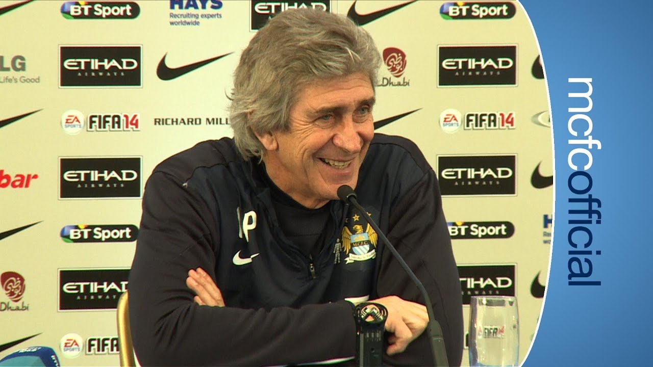 manchester university PELLEGRINI ON CAPITAL ONE CUP FINAL Press Conference part 1