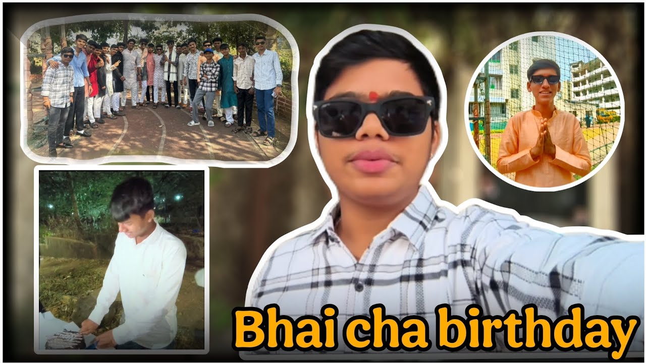 College madhe hota traditional day aani bhai cha hota birthday