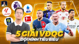 THE LOCKER ROOM | ĐỘI HÌNH TIÊU BIỂU CỦA 5 GIẢI VĐQG CHÂU ÂU HIỆN TẠI