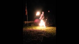 Cody Jones spinning fire poi 2