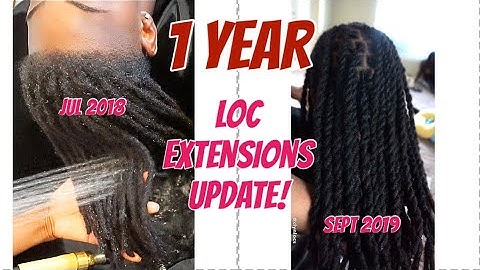 CARING FOR LOC EXTENSIONS | 1 YEAR UPDATE! | NBN DAY 12